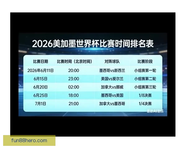 美加墨世界杯购票攻略及热门赛事推荐全面解析